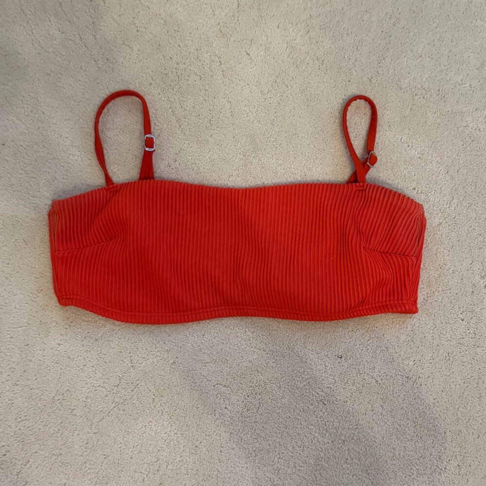 Orange/Red Hollister Bikini Top